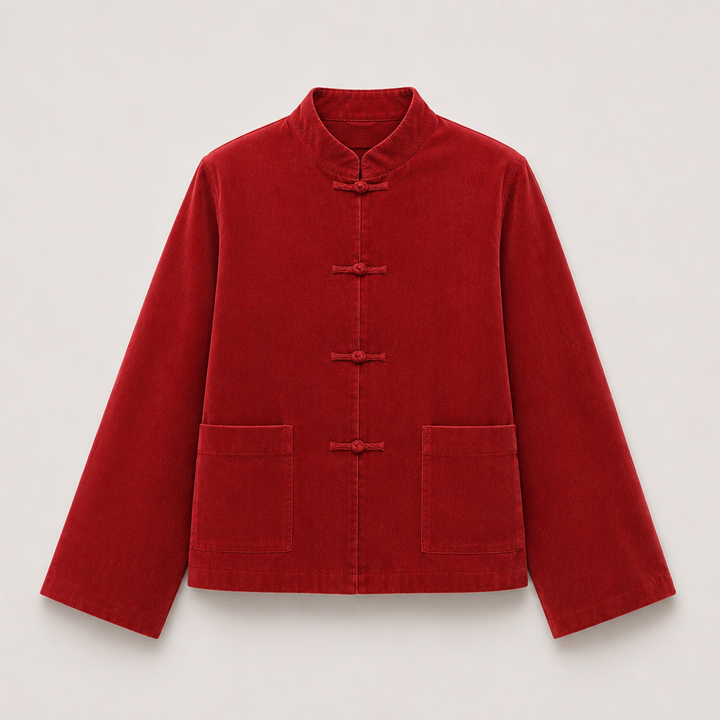 MANDARIN CORD RUST RED